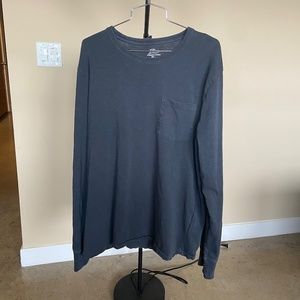 J CREW Long Sleeve Pocket Tee